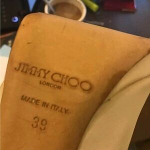Jimmy Choo Beige Leather Men's Accessory